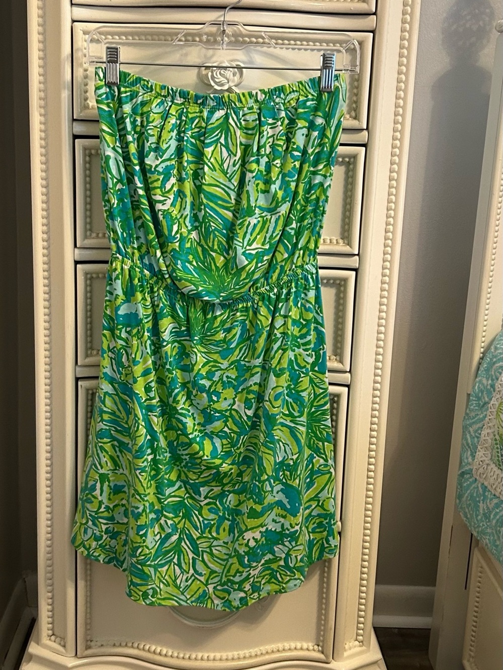 Lilly Pulitzer Windsor dress, Fresh Citrus Green Parrot, Size Small